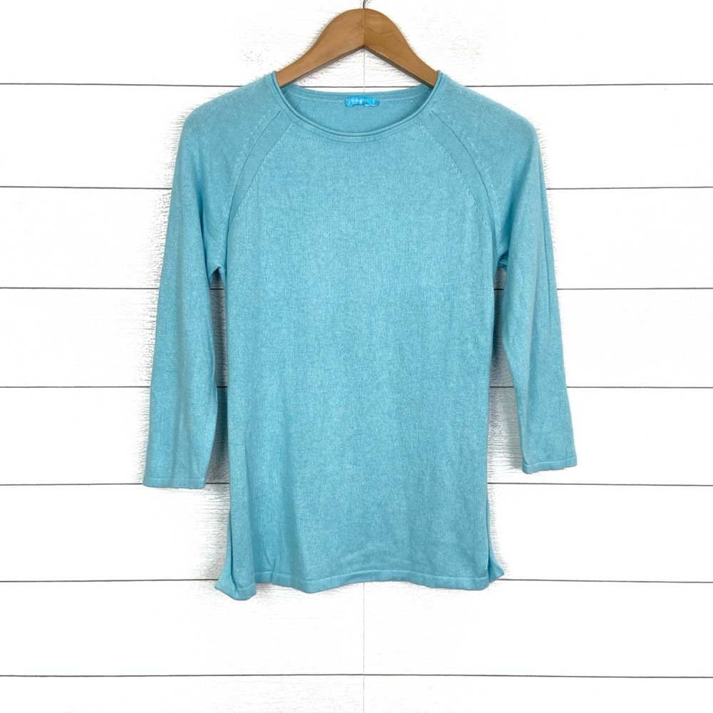 J MCLAUGHLIN Blue Sweater Soybean Milbrey Small